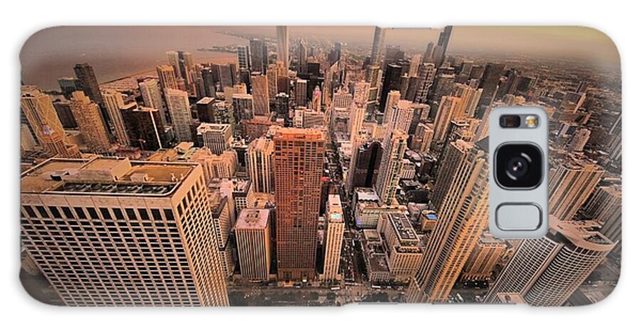 Architectural Art Galaxy Case featuring the photograph Chicago Skyline by Robert McCubbin