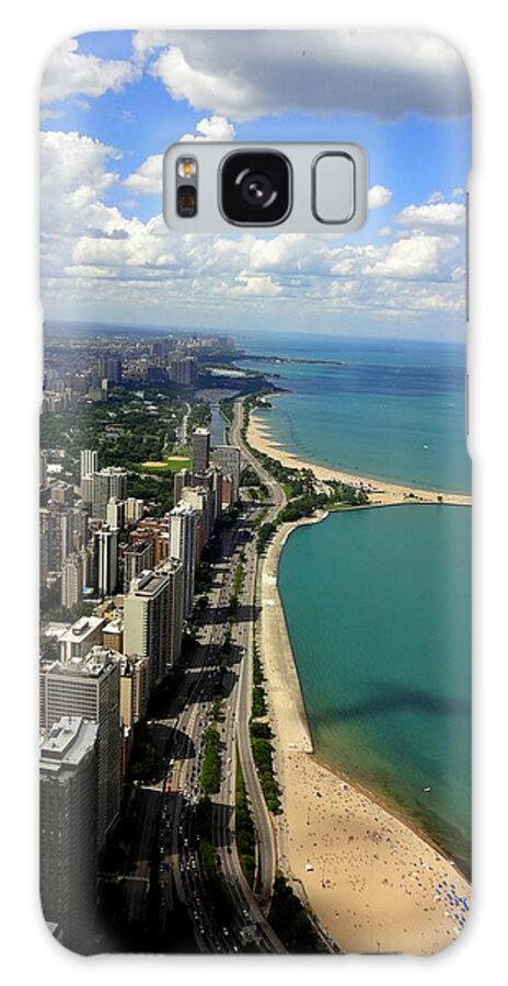 Skyline Galaxy Case featuring the photograph Chicago on the lake by Donna Spadola