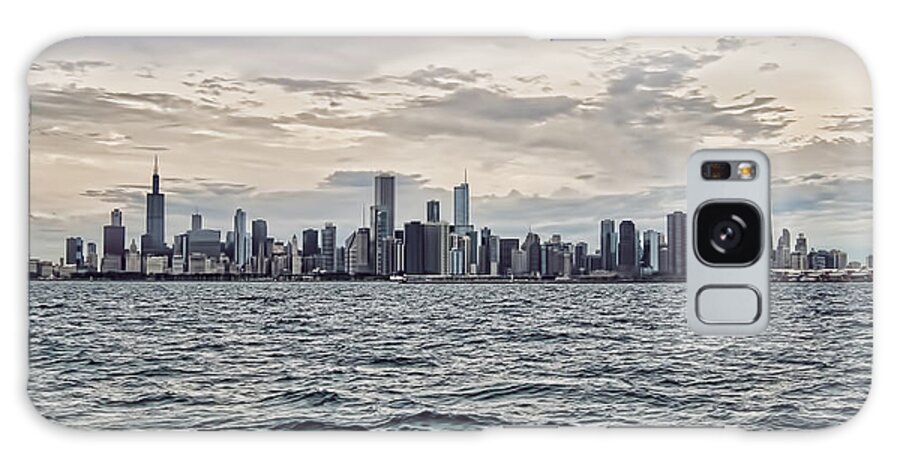 Chicago Skyline Galaxy Case featuring the photograph Chicago Skyline by Phyllis Taylor