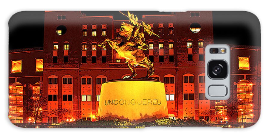 Fsu Galaxy Case featuring the photograph Chief Osceola and Renegade Unconquered by Frank Feliciano