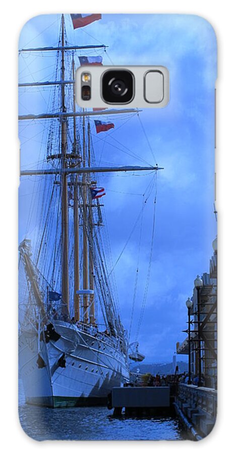 Ship Galaxy S8 Case featuring the photograph Chilean Navy ship by Joel Eagan