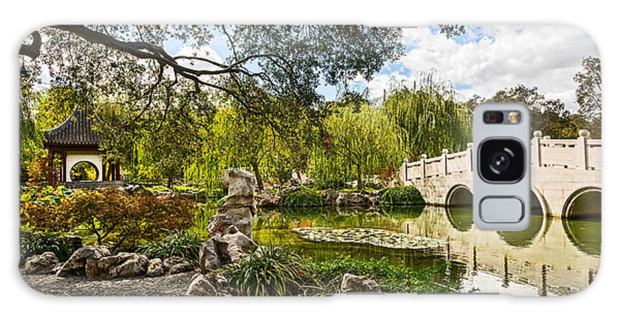 Chinese Garden Galaxy Case featuring the photograph Chinese Garden Bridge by Jamie Pham