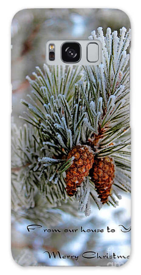 Tree Galaxy Case featuring the photograph Christmas Card 2013 Two by Al Bourassa