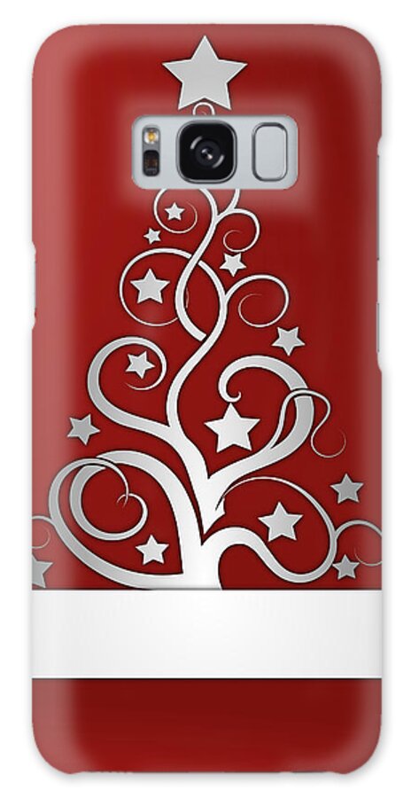 Christmas Galaxy Case featuring the digital art Christmas Card 23 by Martin Capek