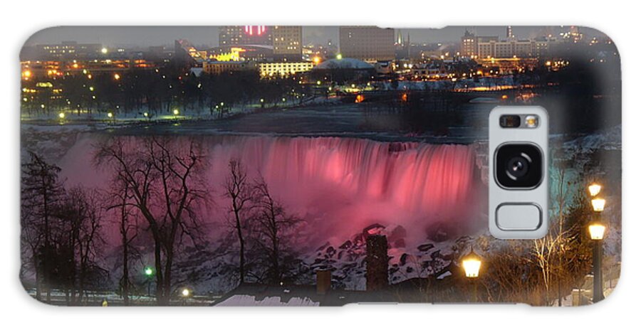 Niagara Falls Galaxy Case featuring the photograph Christmas Spirit at Niagara Falls by Lingfai Leung