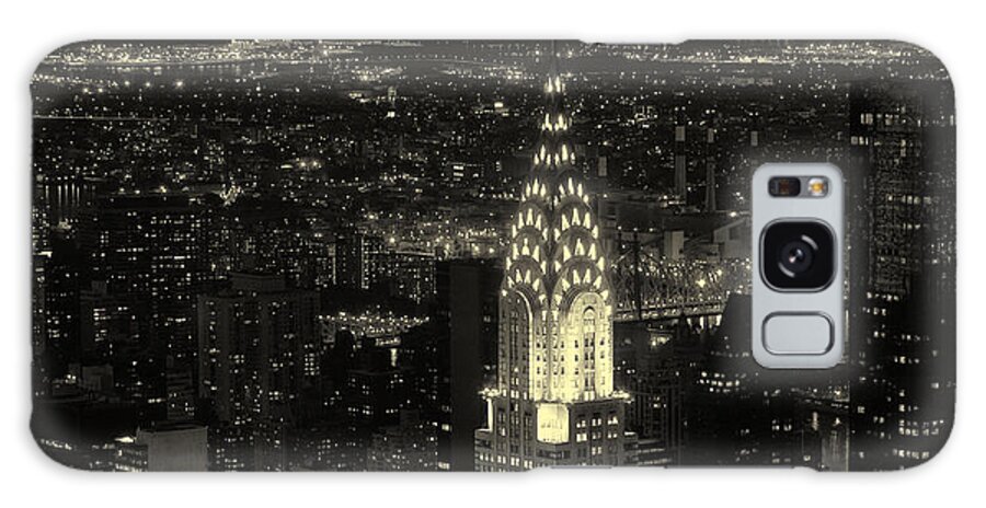 Nyc Galaxy Case featuring the photograph Chrysler Building Nyc Panoramic by Joseph Hedaya