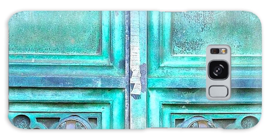 Doorsgalore Galaxy Case featuring the photograph Church Door by Julie Gebhardt