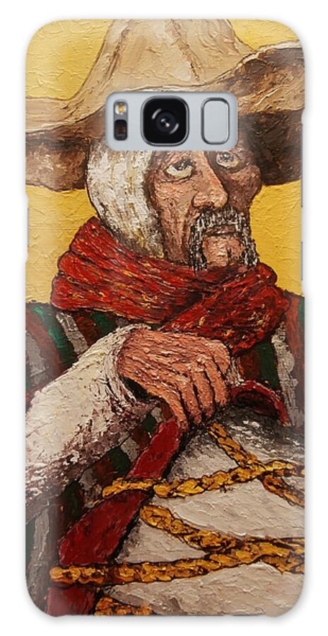  Old Man Galaxy Case featuring the painting Cinco De Mayo by Frank Morrison