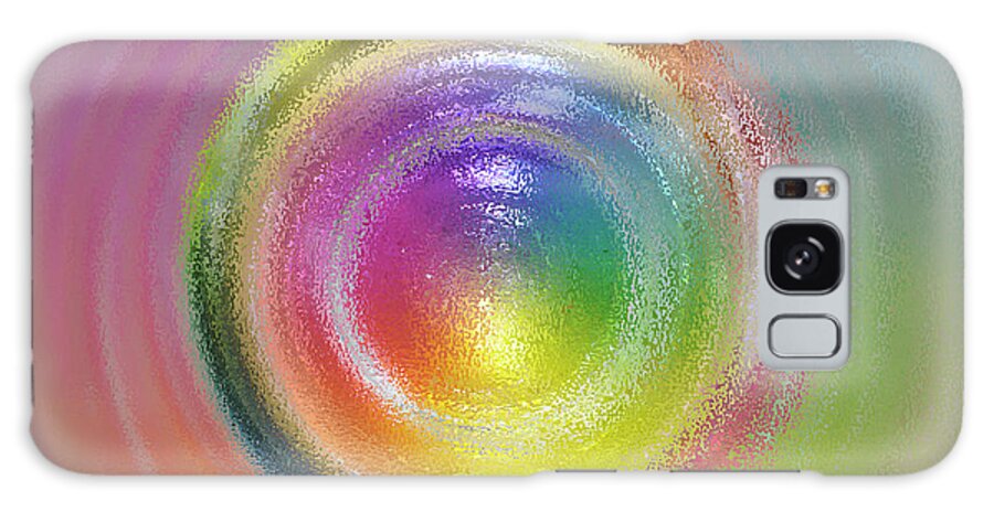 Colorful Circles Galaxy Case featuring the photograph Circles by Geraldine Alexander