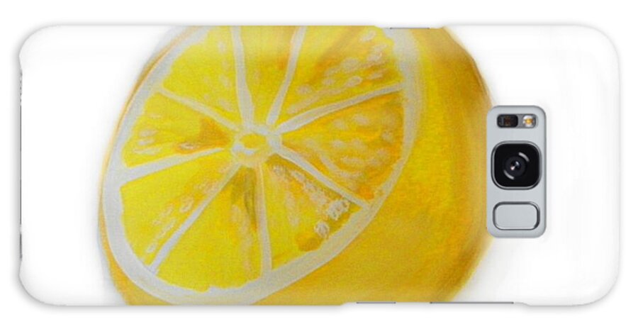 Marisela Mungia Galaxy Case featuring the painting Citrus by Marisela Mungia