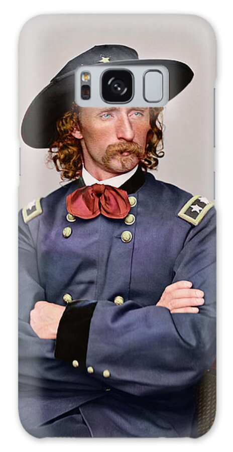 Mature Adult Galaxy Case featuring the photograph Civil War Portrait Of Major General by Stocktrek Images