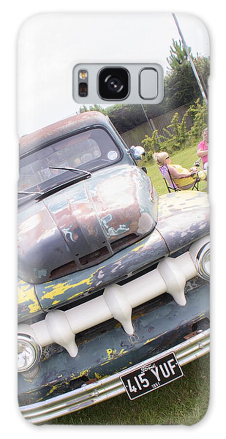 Classic. Vintage. Truck Galaxy Case featuring the photograph Classic Truck by Denise Brady