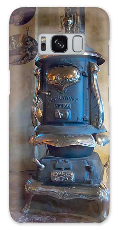 Pot-belly Galaxy Case featuring the photograph Clermont No 136 Pot Belly Stove by Mary Lee Dereske