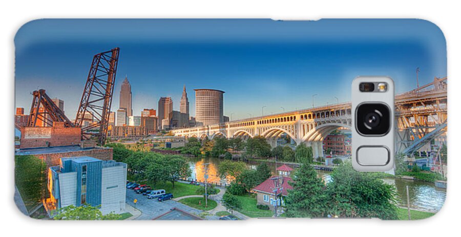 Hdr Galaxy S8 Case featuring the photograph Cleveland Abstract HDR by John Magyar Photography