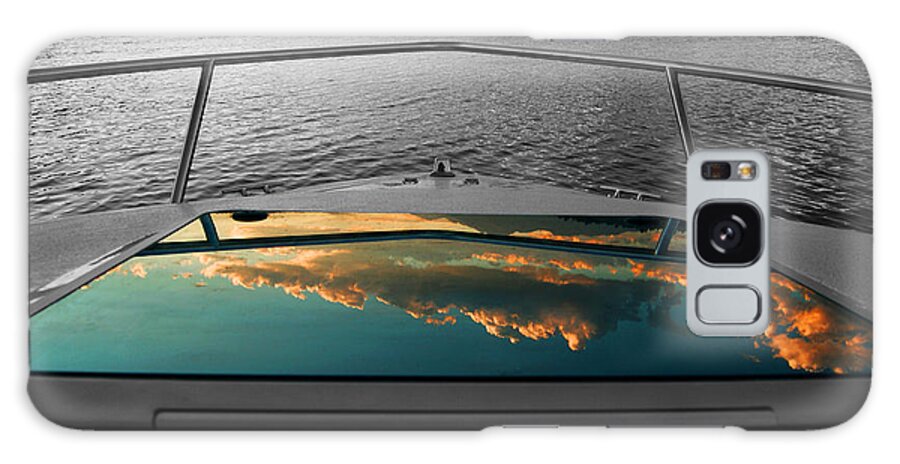 Boating Galaxy Case featuring the photograph Cloudy Reflection by Anita Braconnier