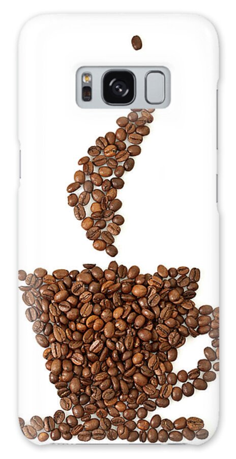 White Background Galaxy Case featuring the photograph Coffee Grains by Taramara78