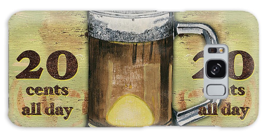 Food Galaxy Case featuring the painting Cold Beer by Debbie DeWitt