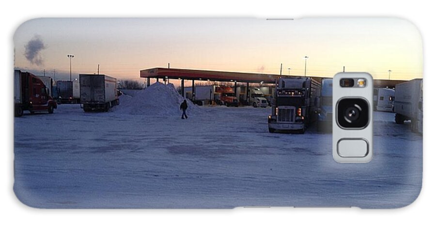 Cold Galaxy Case featuring the photograph Cold Morning by John Mathews