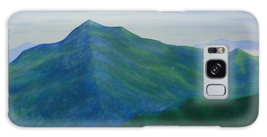 Landscape Galaxy Case featuring the painting Cold Mountain by Stacy C Bottoms