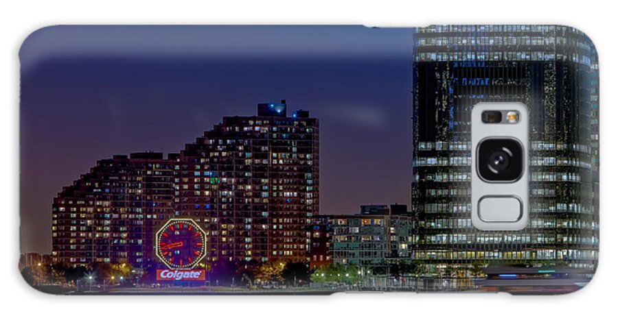 Colgate Clock Galaxy Case featuring the photograph Colgate Clock Exchange Place by Susan Candelario