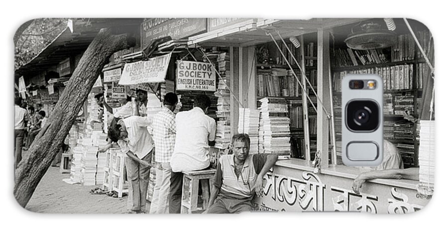 Book Galaxy Case featuring the photograph College Street In Calcutta by Shaun Higson