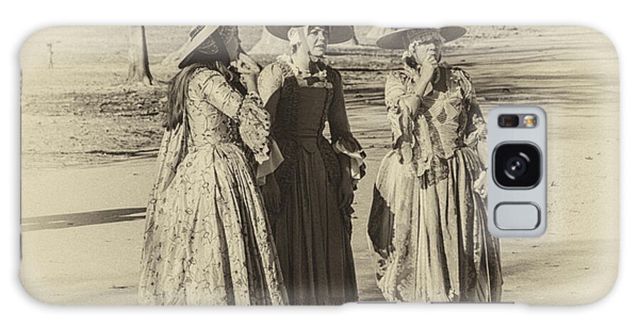 Three Galaxy Case featuring the photograph Colonial Ladies III by Terry Rowe