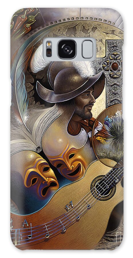 Culture Galaxy Case featuring the painting Color y Cultura by Ricardo Chavez-Mendez