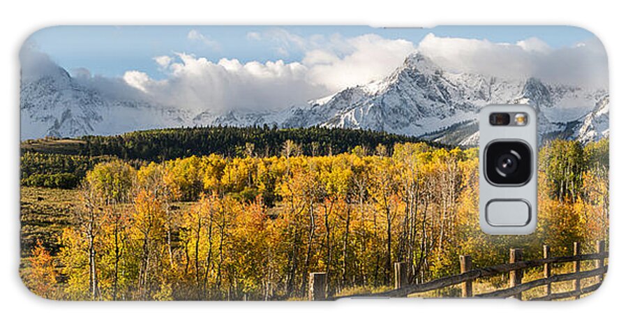 Colorado Galaxy S8 Case featuring the photograph Colorado Gold Panorama by Aaron Spong