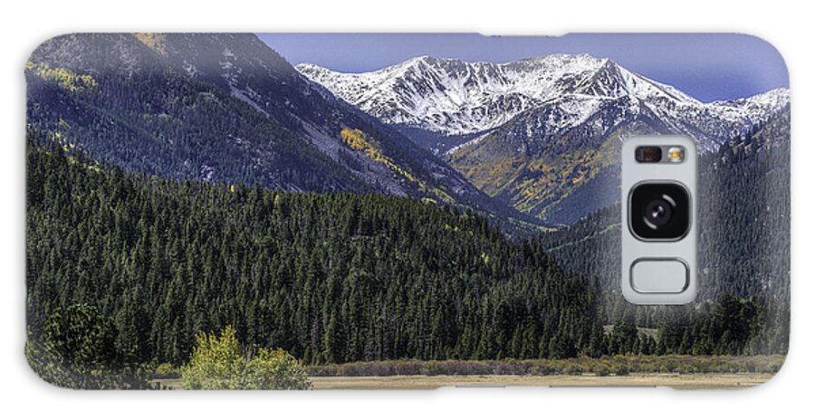 Colorado Mountains Galaxy Case featuring the photograph Colorado Mtn and Lake by David Waldrop
