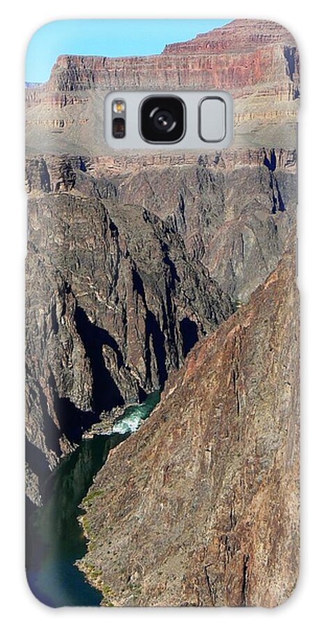 Grand Canyon Galaxy S8 Case featuring the photograph Colorado River from Plateau Point by Scott Rackers