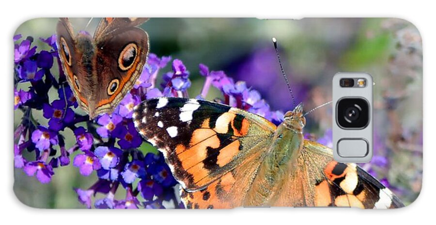 Butterfly Galaxy Case featuring the photograph Colorful Cousins by Deena Stoddard