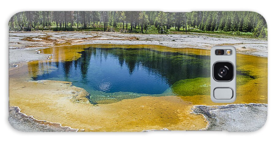 This Was My First Trip To Yellowstone With The Family In The Summer Of 2013 And It Was One Of The Most Magical Trips I've Ever Taken. I Was In Awe Of The Majesty Of Nature And The Amazing Colors Everywhere You Looked. This Reminded Me Of Something Out Of A Fantasy Children's Movie. So Beautiful. Galaxy S8 Case featuring the photograph Colors of Yellowstone by Spencer Hughes
