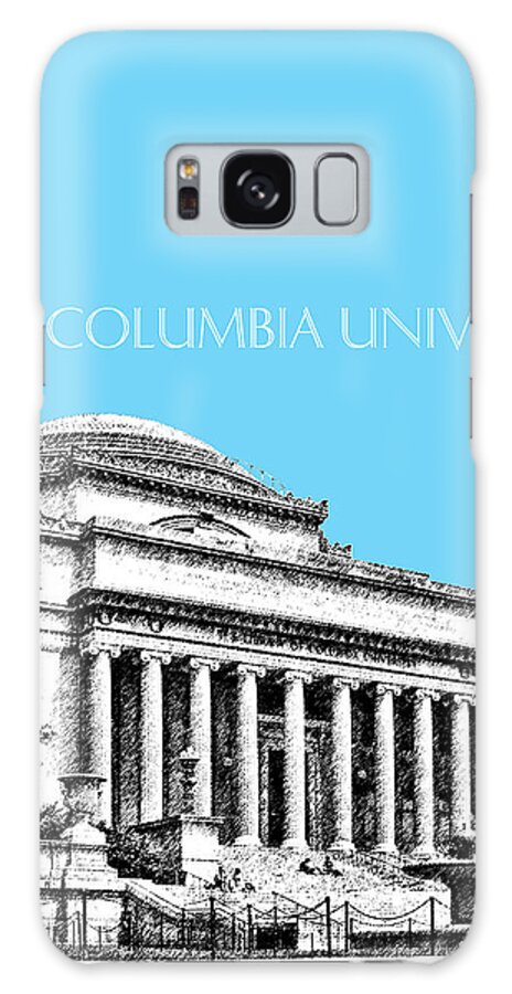 University Galaxy Case featuring the digital art Columbia University - Sky Blue by DB Artist