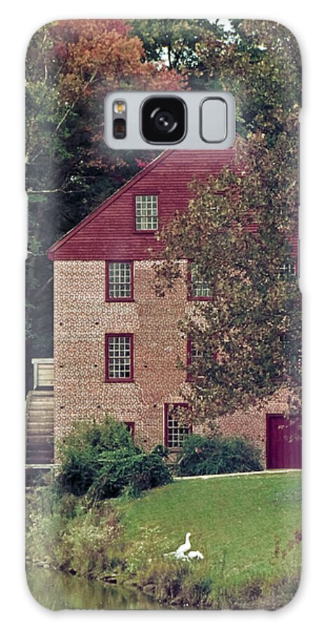 Colvin Run Mill Galaxy Case featuring the photograph Colvin Run Mill by Greg Reed