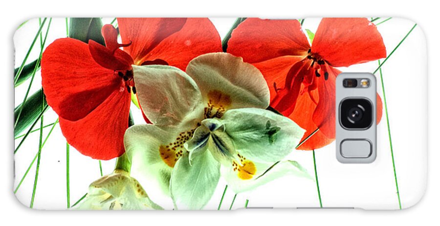 White Stack Galaxy Case featuring the photograph Combo Bouquet by Barry Weiss