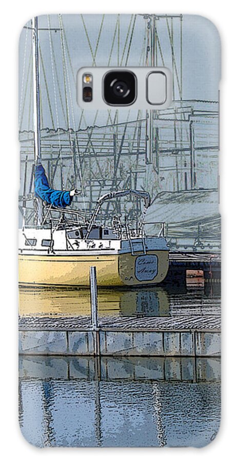 Boat Galaxy Case featuring the photograph Come Away by Lee Owenby