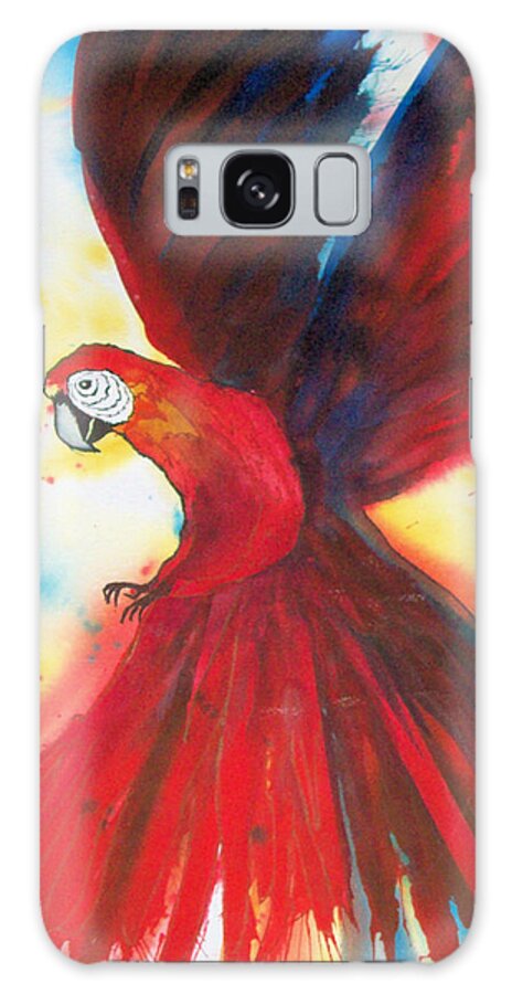  Galaxy Case featuring the painting Coming in for a Landing by Elise Boam