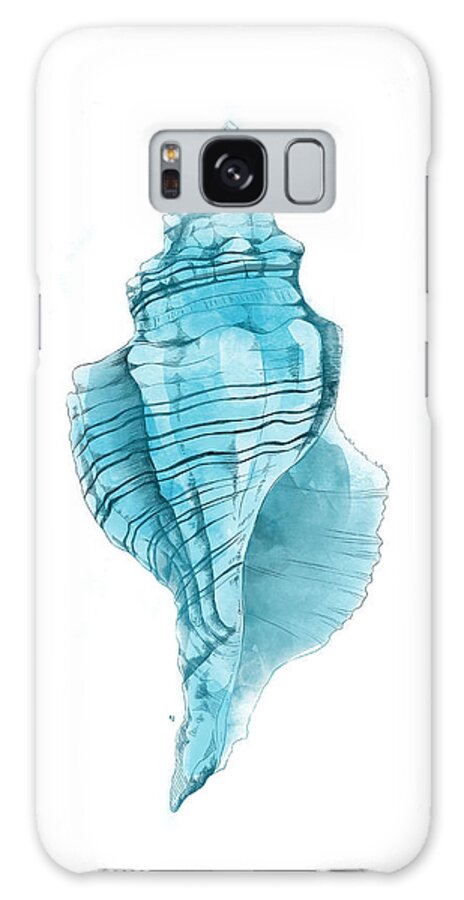Conch Galaxy Case featuring the digital art Conch by Randoms Print