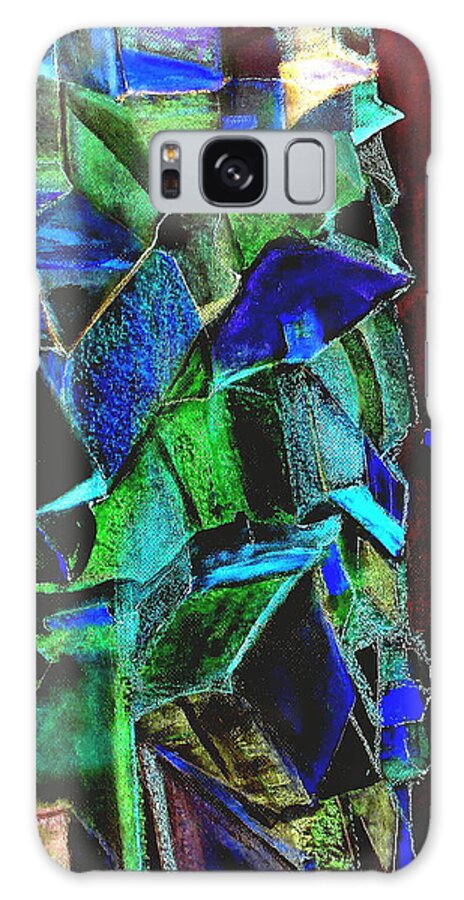 Abstract Galaxy S8 Case featuring the painting Concrete dreams by Subrata Bose