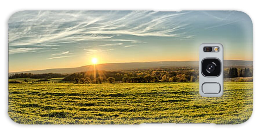Landscape Galaxy S8 Case featuring the photograph Conewango sunset by Chris Bordeleau