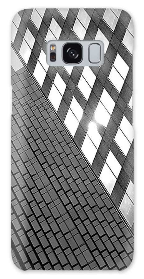 Black And White Galaxy Case featuring the photograph Contrasting Architecture by Valentino Visentini