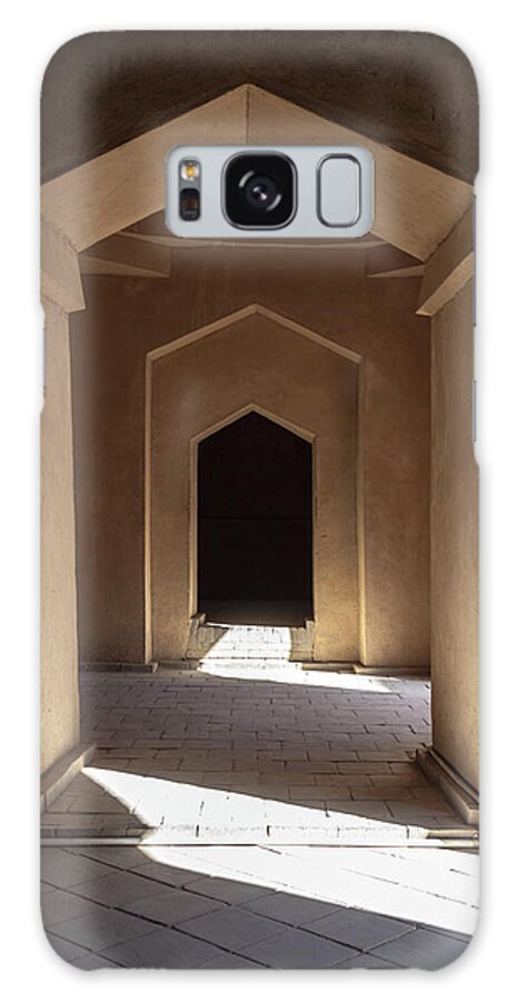 Tranquility Galaxy Case featuring the photograph Corridor Inside Islamic Mosque by Matteo Colombo