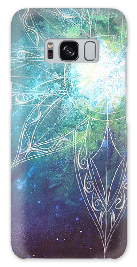 Cosmic Galaxy Case featuring the painting Cosmic 2 by Reina Cottier