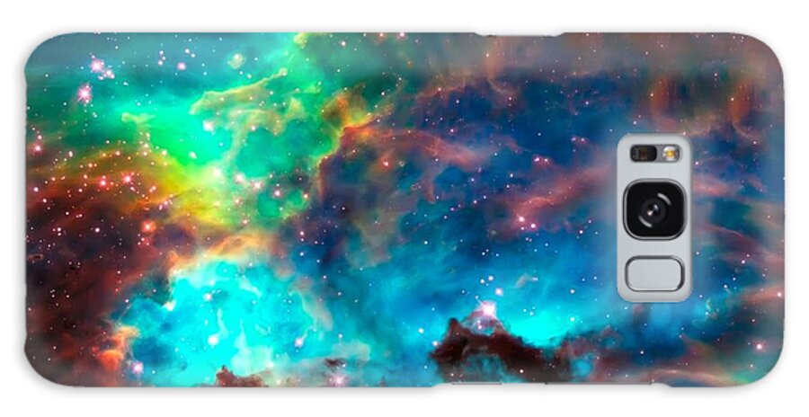 Nasa Images Galaxy Case featuring the photograph Cosmic Cradle 2 Star Cluster NGC 2074 by Jennifer Rondinelli Reilly - Fine Art Photography