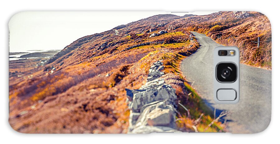 Scenics Galaxy Case featuring the photograph Country Road In Autumn by Moreiso
