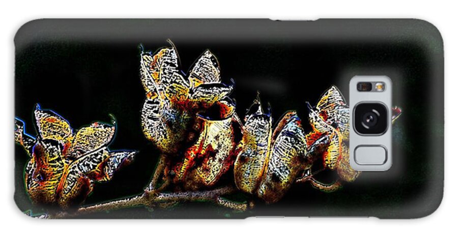 Digital Art Galaxy S8 Case featuring the digital art Cove Weeds by Kathleen Stephens