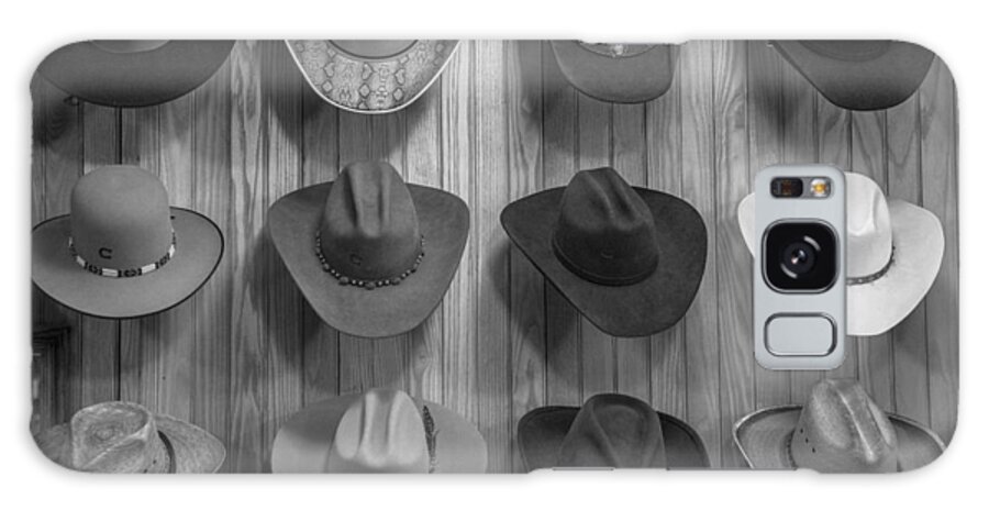 Nashville Galaxy Case featuring the photograph Cowboy Hats on Wall in Nashville by John McGraw