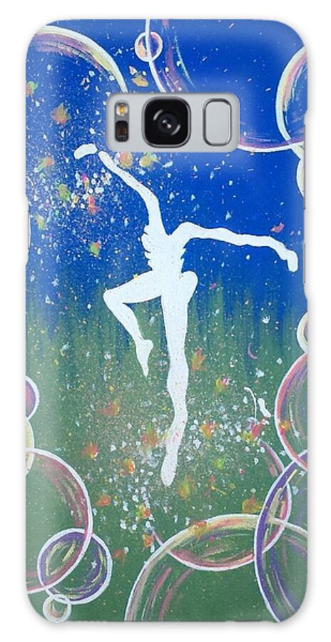 Music Galaxy Case featuring the painting Crash by Kristina Giordano