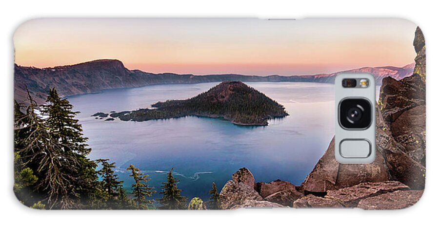 Scenics Galaxy Case featuring the photograph Crater Lake National Park Sunset by Alexis Birkill