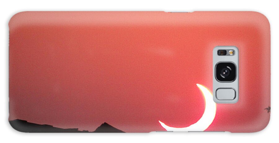 Sunset Galaxy Case featuring the photograph Crescent Sunset by Tom DiFrancesca